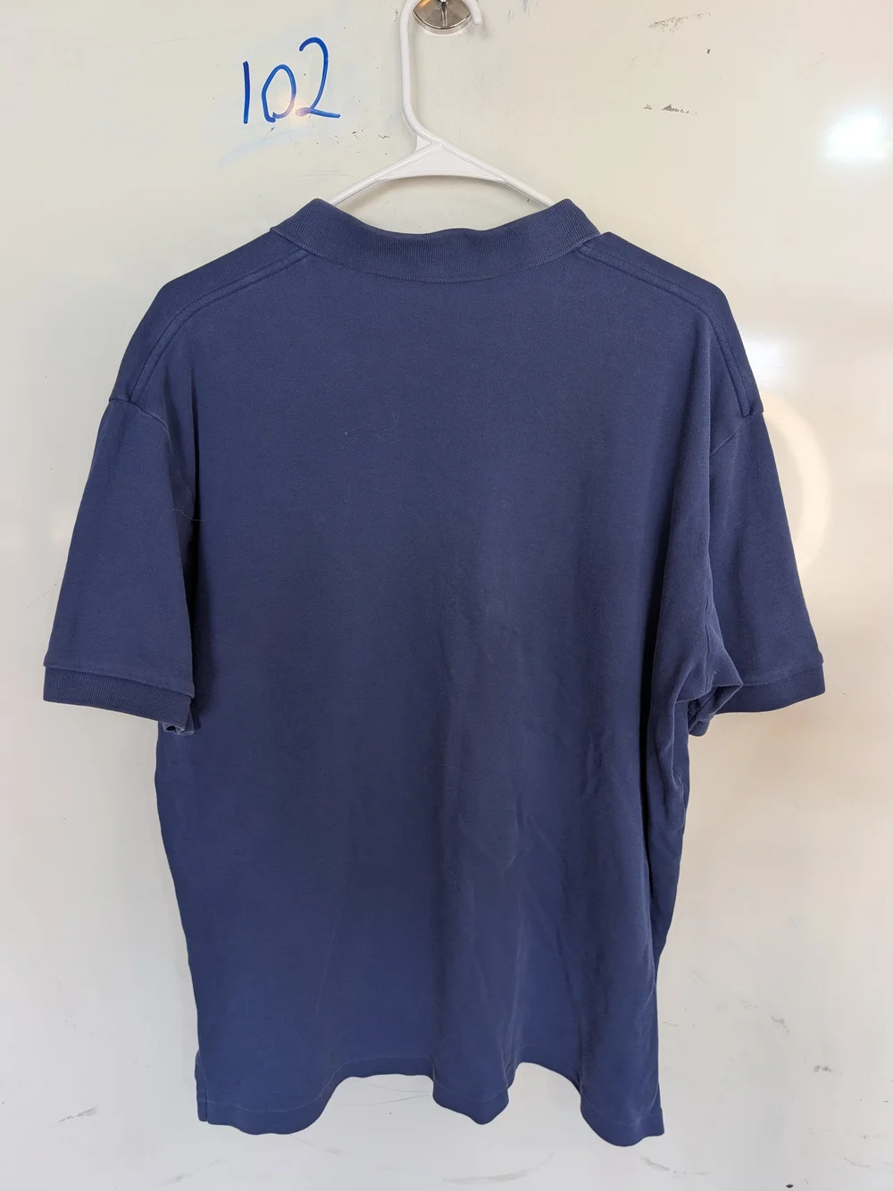 Ralph Lauren Navy Polo Shirt with Red Pony Embroidery